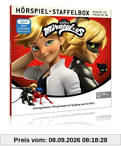 Miraculous - Geschichten von Ladybug & Cat Noir - mp3 Staffelbox 3.2 - Das Original-Hörspiel zur TV-Serie (Folgen 14 - 26)