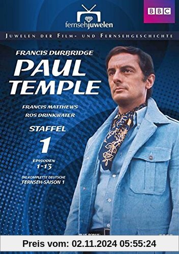 Francis Durbridge: Paul Temple - Staffel 1 - Die komplette ZDF-Fernseh-Saison 1 (Folgen 1-13 + Interview) - Fernsehjuwel