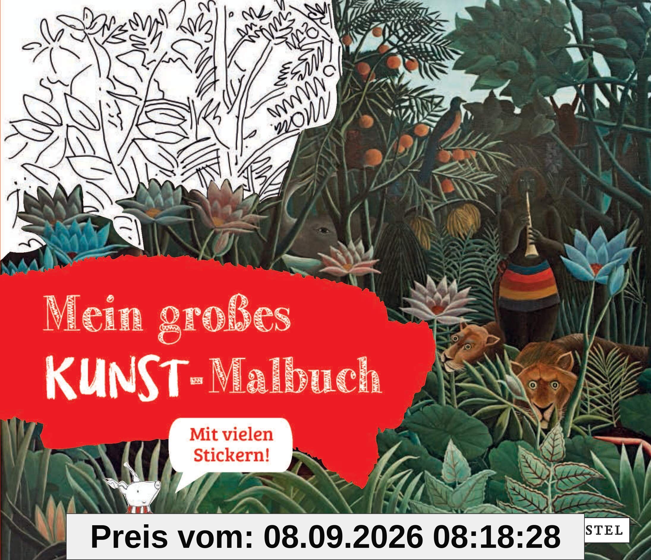 Mein großes Kunst-Malbuch