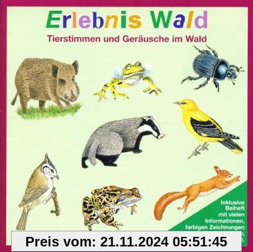 Erlebnis Wald. CD: Tierstimmen und Geräusche im Wald