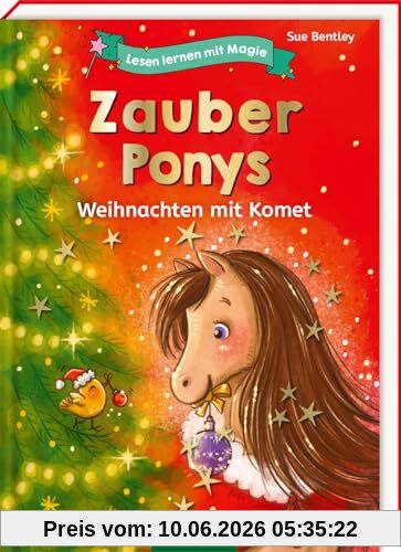 Lesen lernen mit Magie: Zauberponys: Weihnachten mit Komet | Kinderbuch über die wunderschöne Weihnachtszeit voller Tiere, Magie und Freundschaft | ab 6 Jahre