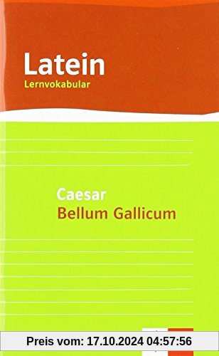 Lernvokabular zu Caesar Bellum Gallicum