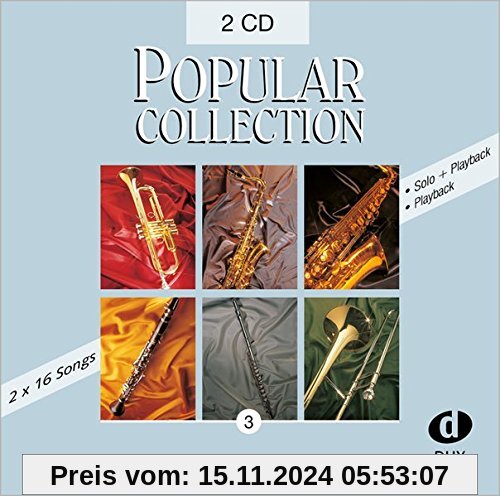 Popular Collection 3 Doppel-CD, Halb- und Vollplayback