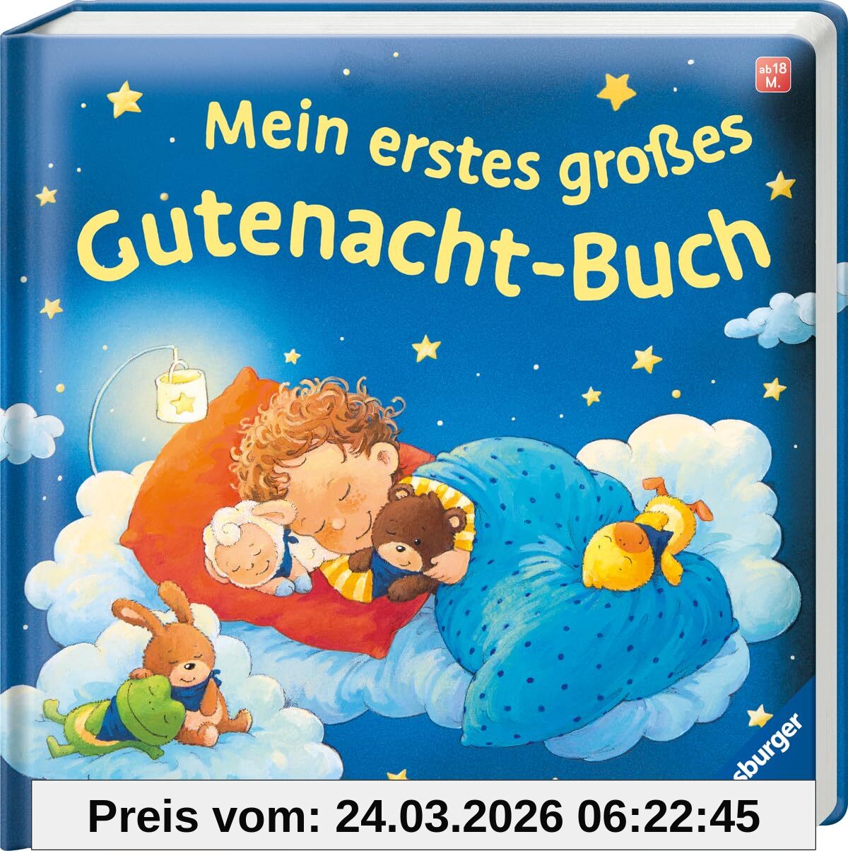 Mein erstes großes Gutenacht-Buch - Gutenachtgeschichten für Kinder ab 1 Jahr