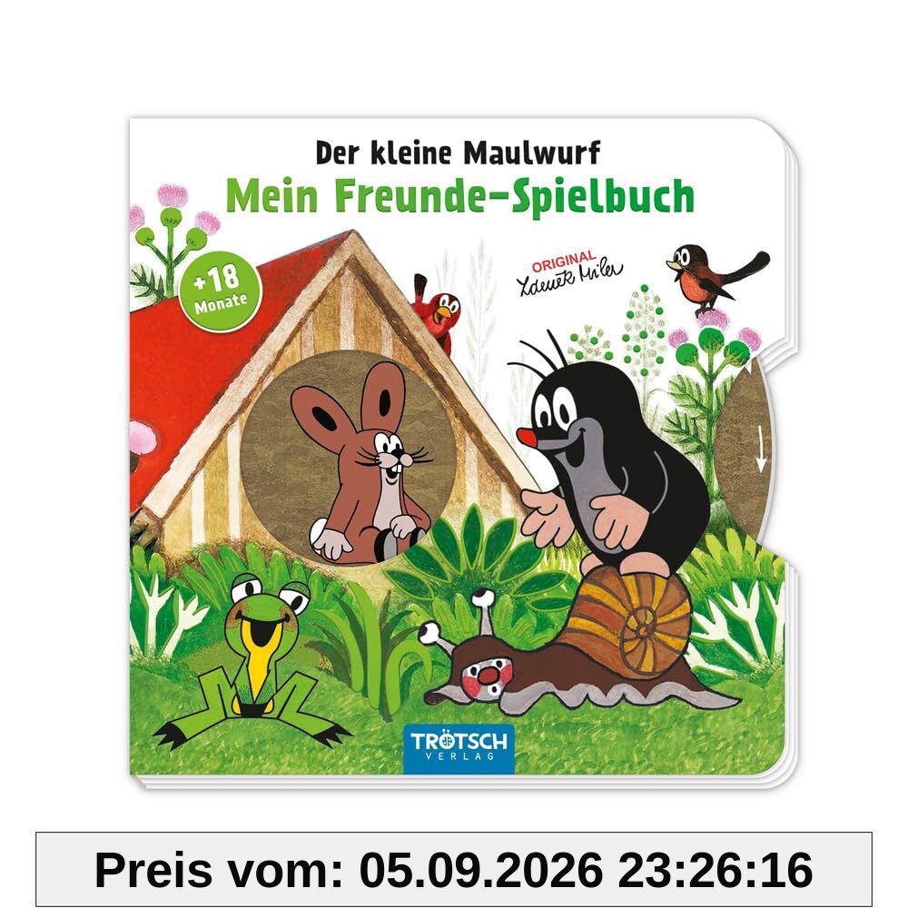 Trötsch Der kleine Maulwurf Mein Freunde-Spielbuch Pappenbuch: Entdeckerbuch Beschäftigungsbuch Spielbuch