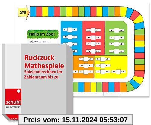 Ruckzuck Mathespiele: Spielend rechnen im Zahlenraum bis 20: Rechnen bis 20 (Mathematik Spiel- und Übungsmaterial)