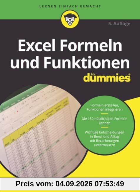 Excel Formeln und Funktionen für Dummies