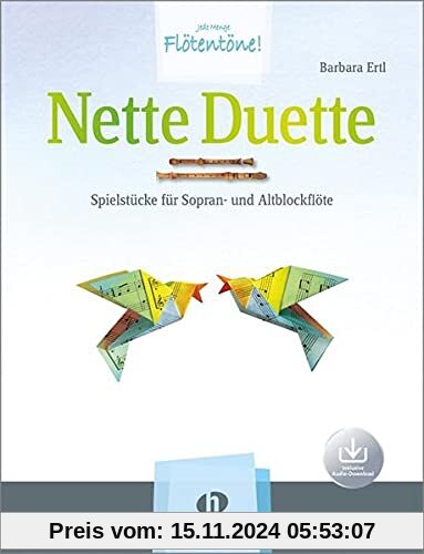 Nette Duette (mit Audio-Download): Spielstücke für Sopran- und Altblockflöte