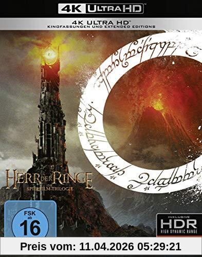 Der Herr der Ringe: Extended Edition Trilogie [4K Ultra HD] [Blu-ray]