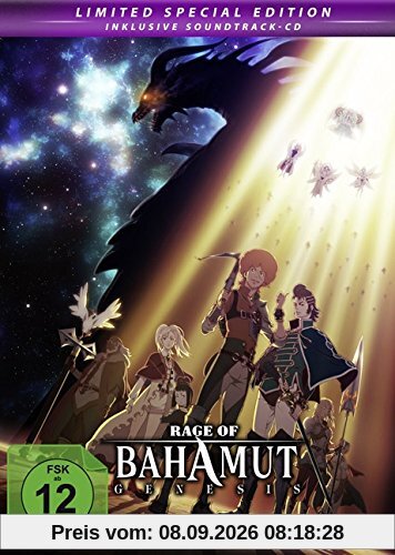 Rage of Bahamut: Genesis Limited Edition (Folge 01-Folge 12 und Special #6.5) incl. Soundtrack (15 Songs) & nummerierter J-Card im (3 Disc Mediabook ... Booklet) [3 DVDs]