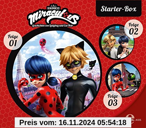 Miraculous - Geschichten von Ladybug & Cat Noir - Starter-Box (1-3) - Die Original-Hörspiele zur TV-Serie