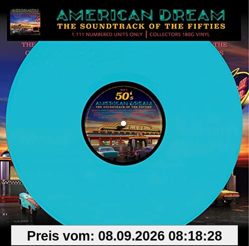 American Dream - Soundtrack Of The Fifties -Limitiert und 1111 Stück nummeriert - 180gr. türkis [ Limited Edition / colored Vinyl / 180g Vinyl] [Vinyl LP]