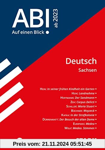 STARK Abi - auf einen Blick! Deutsch Sachsen 2023 (STARK-Verlag - Auf einen Blick!)