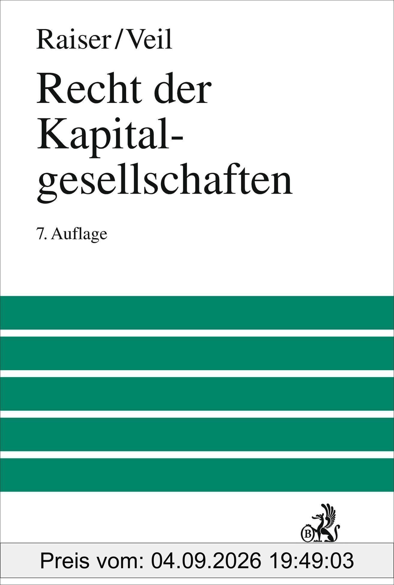 Recht der Kapitalgesellschaften