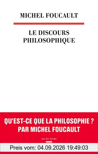 Le discours philosophique