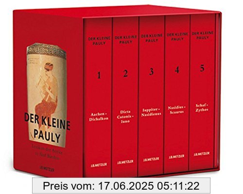 Binding : Gebundene Ausgabe, Label : J.B. Metzler, Publisher : J.B. Metzler, medium : Gebundene Ausgabe, numberOfPages : 4124, publicationDate : 2013-08-12, publishers : Konrat Ziegler, Walther Sontheimer, languages : german, ISBN : 3476025152