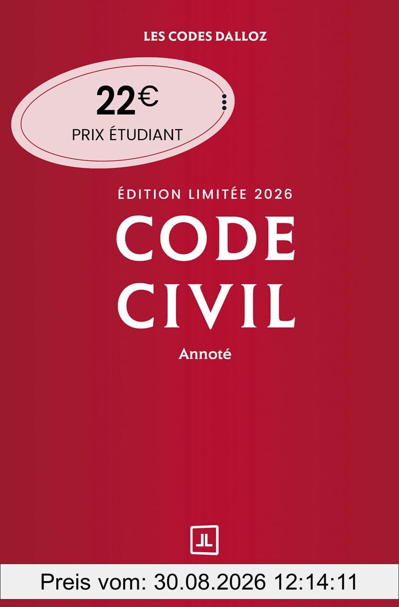 Code civil 2026, annoté