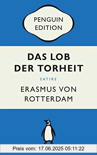 Binding : Taschenbuch, Label : Penguin Verlag, Publisher : Penguin Verlag, medium : Taschenbuch, numberOfPages : 240, publicationDate : 2021-10-11, releaseDate : 2021-10-11, authors : Erasmus von Rotterdam, translators : Kurt Steinmann, ISBN : 3328108025