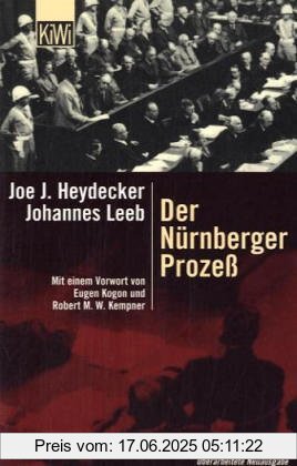Binding : Broschiert, Label : Kiepenheuer & Witsch GmbH, Publisher : Kiepenheuer & Witsch GmbH, medium : Broschiert, numberOfPages : 585, publicationDate : 2002-12-01, authors : Heydecker, Joe J., Johannes Leeb, ISBN : 3462024663