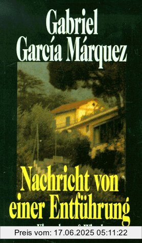 Binding : Gebundene Ausgabe, Edition : 1. Auflage, Label : Kiepenheuer & Witsch, Publisher : Kiepenheuer & Witsch, medium : Gebundene Ausgabe, numberOfPages : 447, publicationDate : 1996-09-01, authors : Gabriel García Márquez, languages : german, ISBN : 346202566X