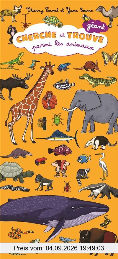 Cherche et trouve parmi les animaux : géant