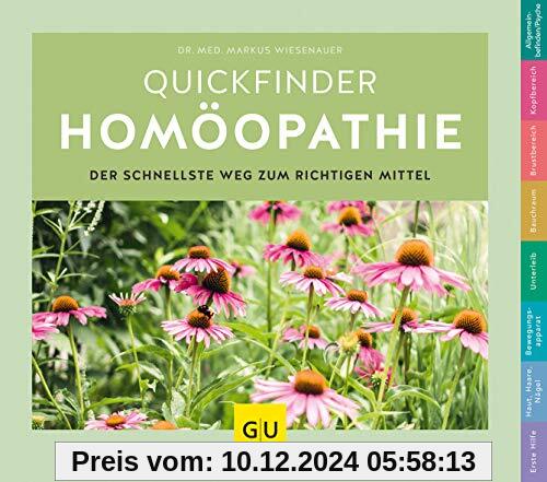 Quickfinder Homöopathie (GU Quickfinder Körper, Geist & Seele)