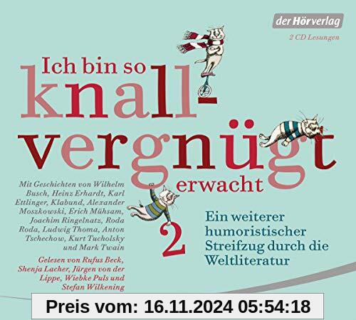 Ich bin so knallvergnügt erwacht 2: Ein weiterer humoristischer Streifzug durch die Weltliteratur