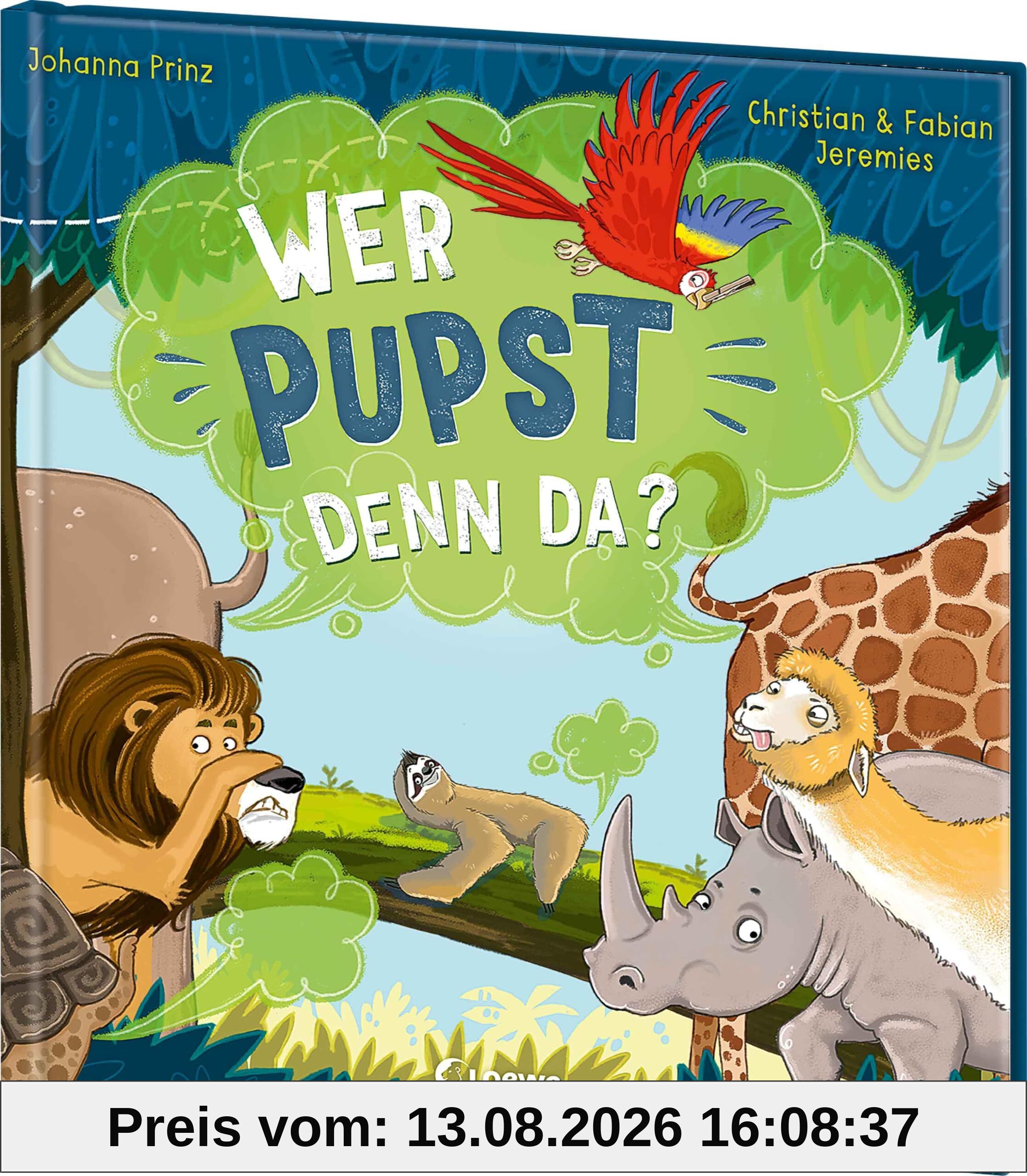 Wer pupst denn da?: Cleveres Sachbilderbuch ab 4 Jahren mit spannenden und witzigen Fakten über Fürze aus dem Tierreich - mit vielen Klappen zum Entdecken