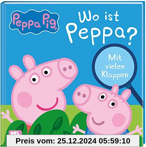 Peppa: Wo ist Peppa?: Bilderbuch mit vielen Klappen - zum Mitsuchen und Mitmachen ab 2 Jahren | Für Kita-Kinder (Peppa P