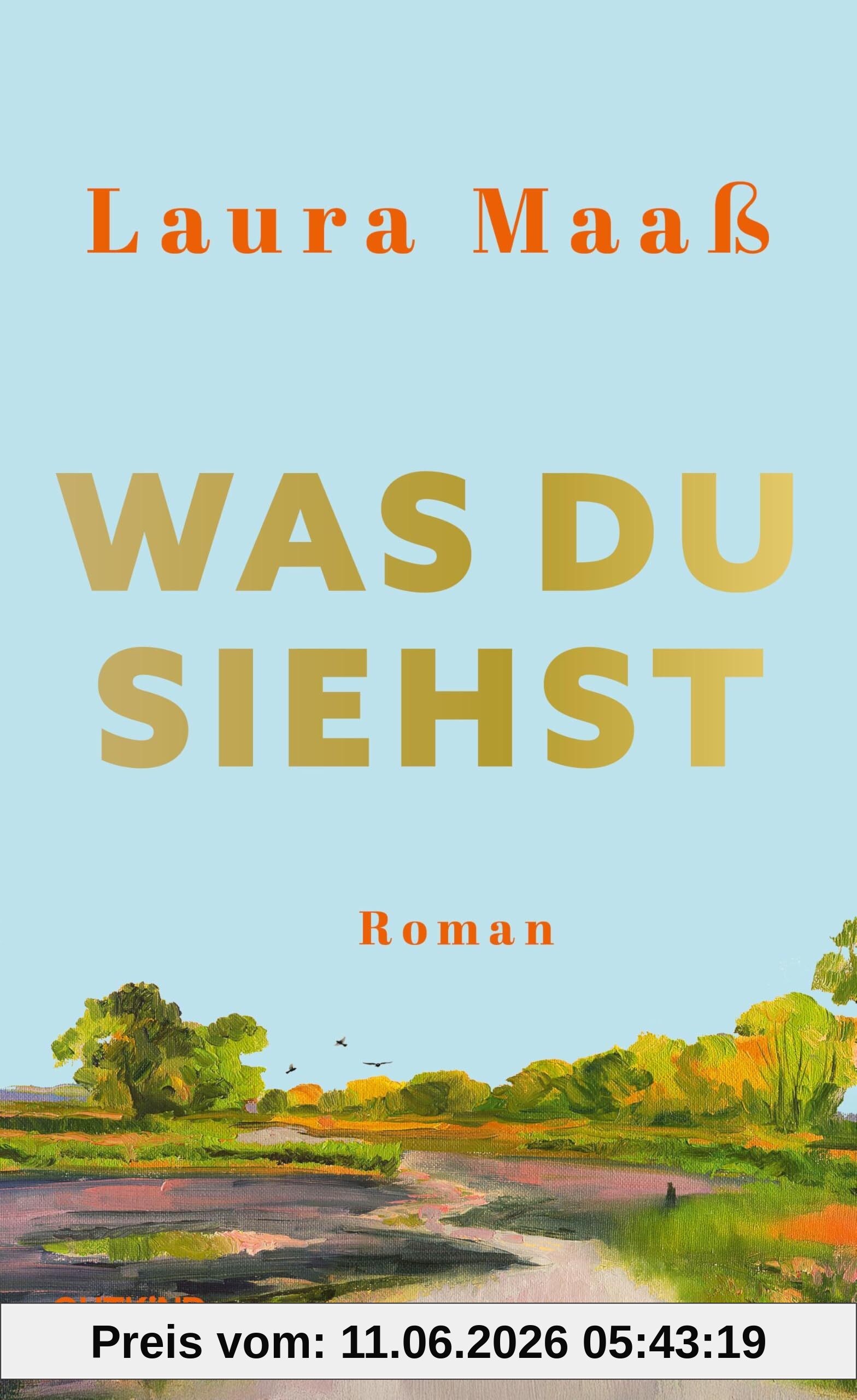 Was du siehst: Roman | Der mitreißende Liebesroman in einem Dorf nahe der Elbe.