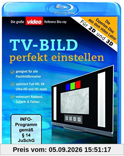 TV-Bild Perfekt Einstellen - Test Blu-ray [Blu-ray]
