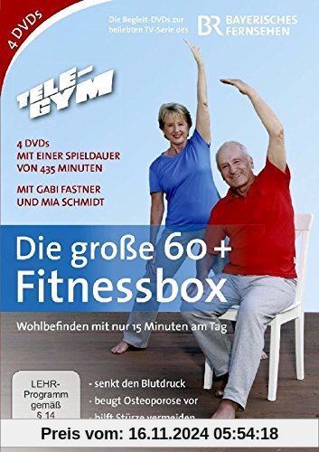 TELE-GYM Die große 60+ Fitnessbox [4 DVDs]