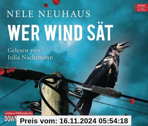 Wer Wind sät: Der fünfte Fall für Bodenstein und Kirchhoff: 6 CDs (Ein Bodenstein-Kirchhoff-Krimi)