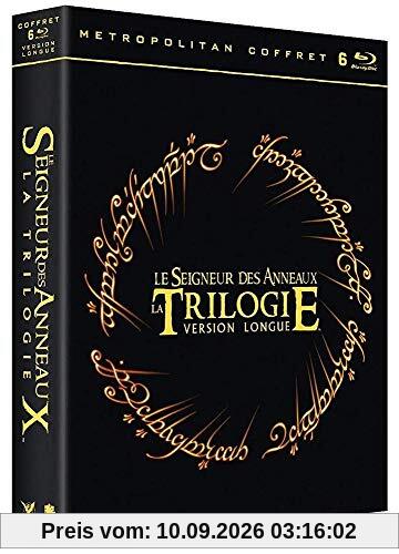 Coffret trilogie le seigneur des anneaux version longue, 3 films [Blu-ray] [FR Import]