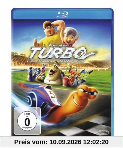 Turbo - Kleine Schnecke, großer Traum (inkl. Digital Ultraviolet) [Blu-ray]
