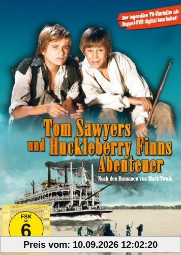 Tom Sawyers und Huckleberry Finns Abenteuer (2 DVDs) - Die legendären TV-Vierteiler