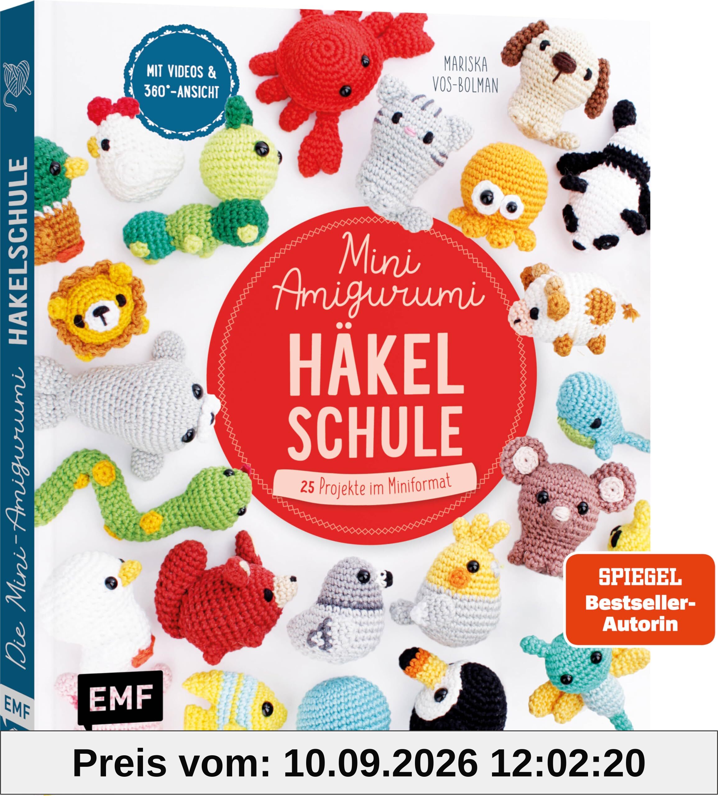 Die Mini-Amigurumi-Häkelschule: Tiere häkeln made easy – 25 Projekte im Miniformat von @diyfluffies | Alle Grundlagen mit Videos und jede Figur mit 360-Grad-Ansicht und Schrittbildern