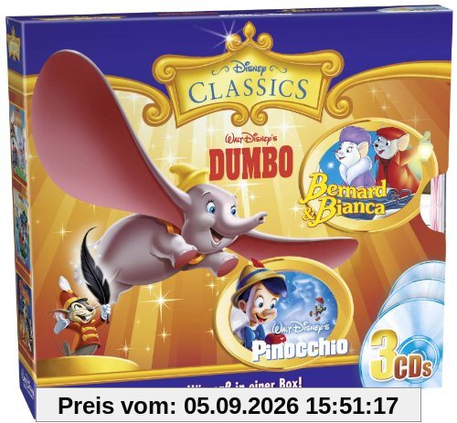 Classics-Box Dumbo,Pinochio,Bernhard & Bianca