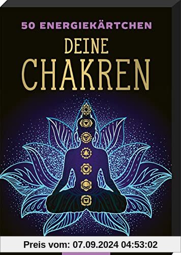 50 Energiekärtchen: Deine Chakren | Chakrenlehre für Einsteiger