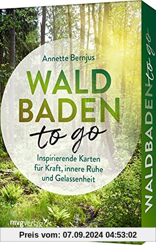 Waldbaden to go: Inspirierende Karten für Kraft, innere Ruhe und Gelassenheit