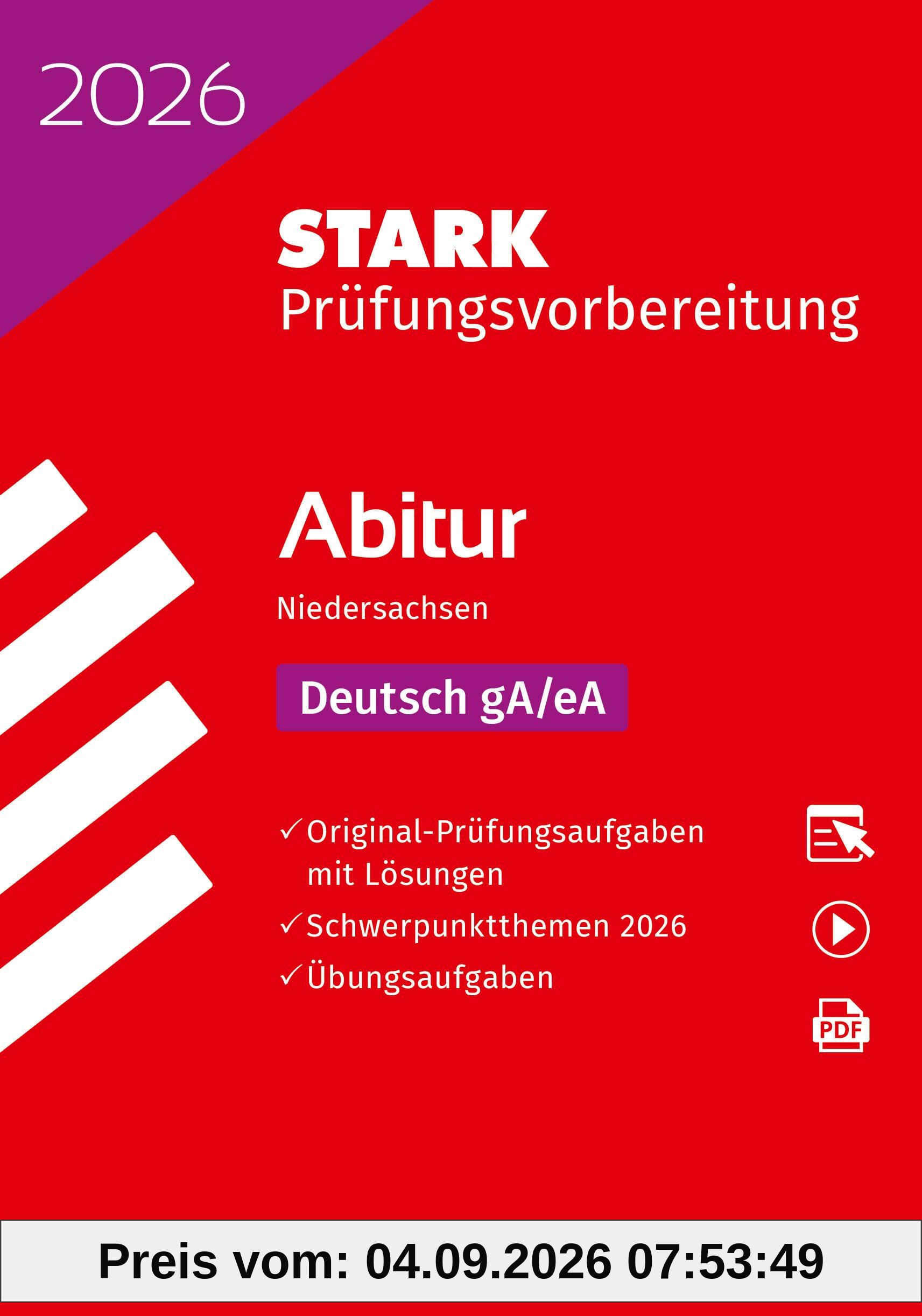STARK Deutsch gA/eA - Abitur 2026 Niedersachsen - Prüfungsvorbereitung (Abitur-Prüfungen)