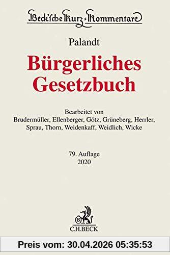 Bürgerliches Gesetzbuch: mit Nebengesetzen insbesondere mit Einführungsgesetz (Auszug) einschließlich Rom I-, Rom II und Rom III-Verordnungen sowie ... Redaktionsschluss: 15. Oktober 2019