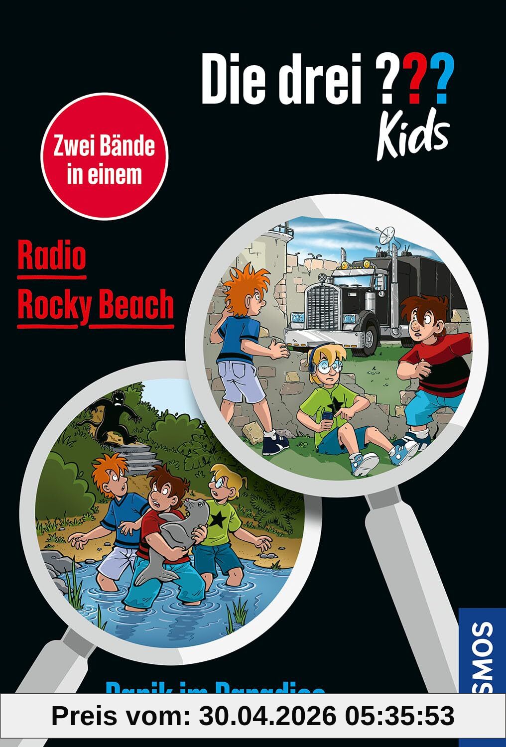 Die drei ??? Kids, Panik im Paradies / Radio Rocky Beach (Doppelband): Taschenbuchausgabe