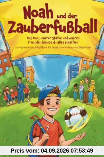 Noah und der Zauberfußball - Mit Mut, innerer Stärke und wahren Freunden kannst du alles schaffen! Ein inspirierendes Fußballbuch für Kinder zum Vorlesen und Selberlesen