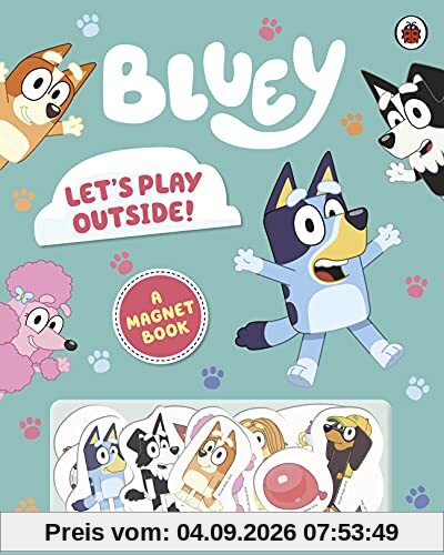 Bluey: Let's Play Outside!: Magnet Book
