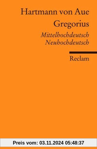 Gregorius: Mittelhochdeutsch/Neuhochdeutsch