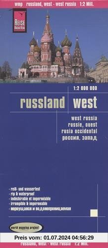 Reise Know-How Landkarte Russland West (1:2.000.000): world mapping project