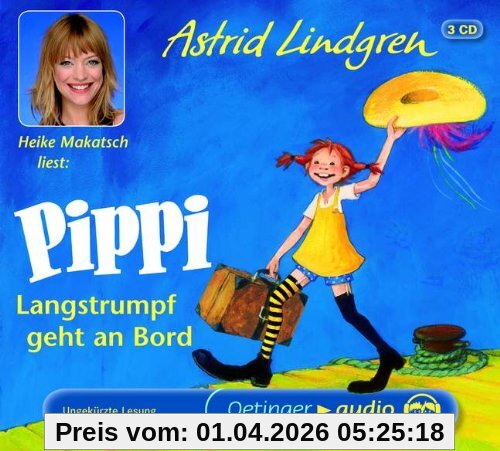 Pippi Langstrumpf geht an Bord: Ungekürzte Lesung