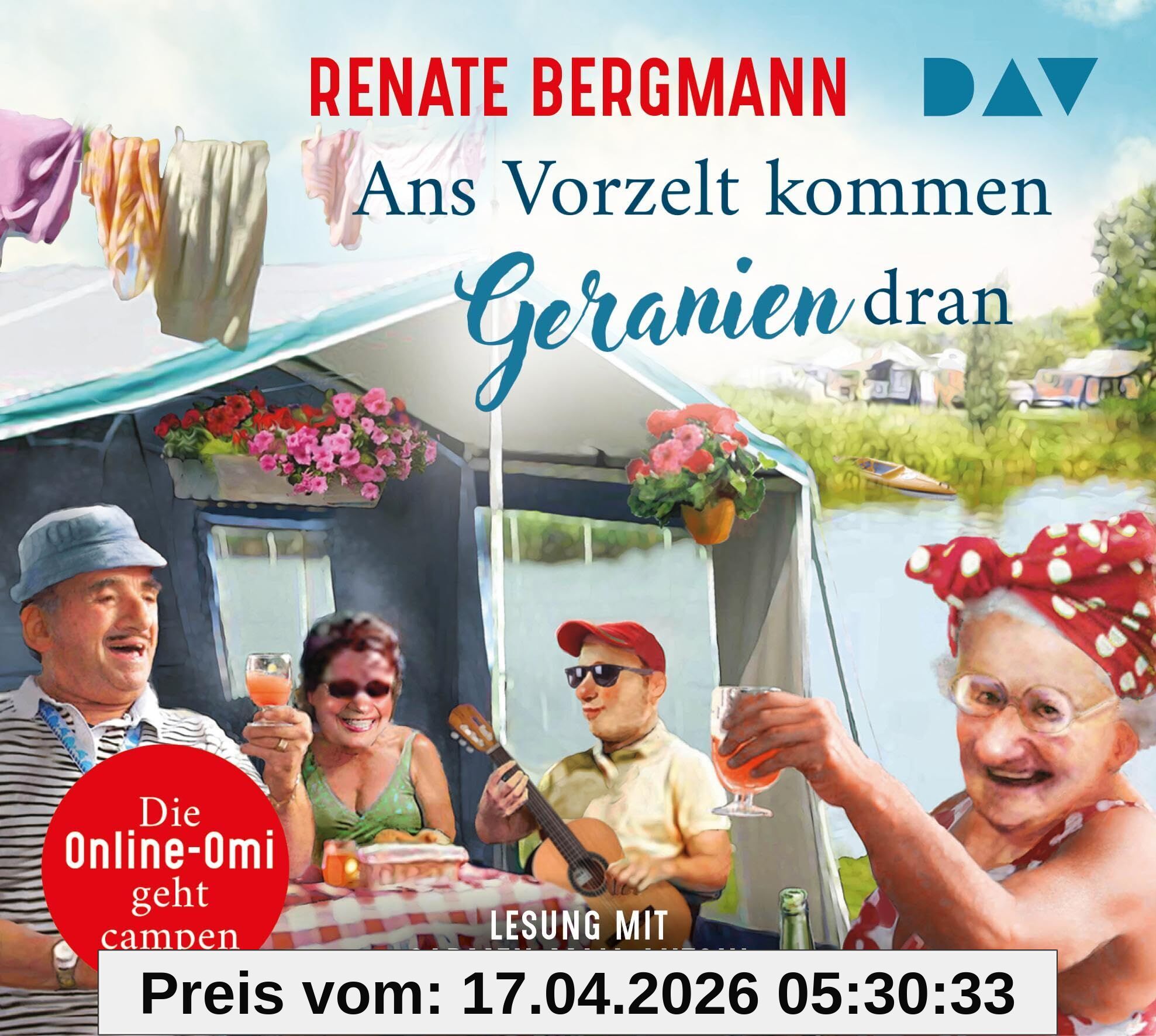 Ans Vorzelt kommen Geranien dran. Die Online-Omi geht campen