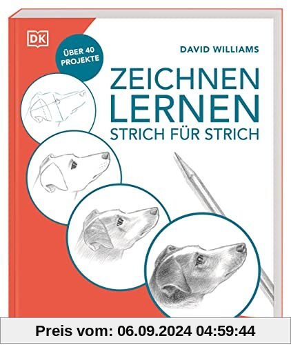 Zeichnen lernen – Strich für Strich: Über 40 Projekte